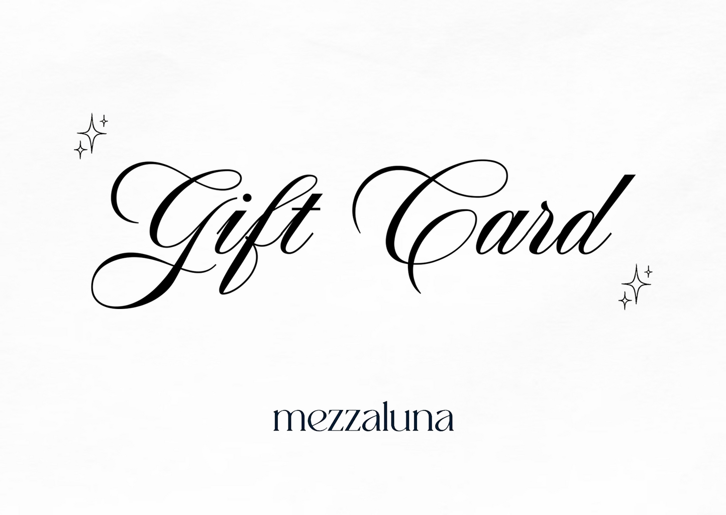 Gift Card Mezzaluna