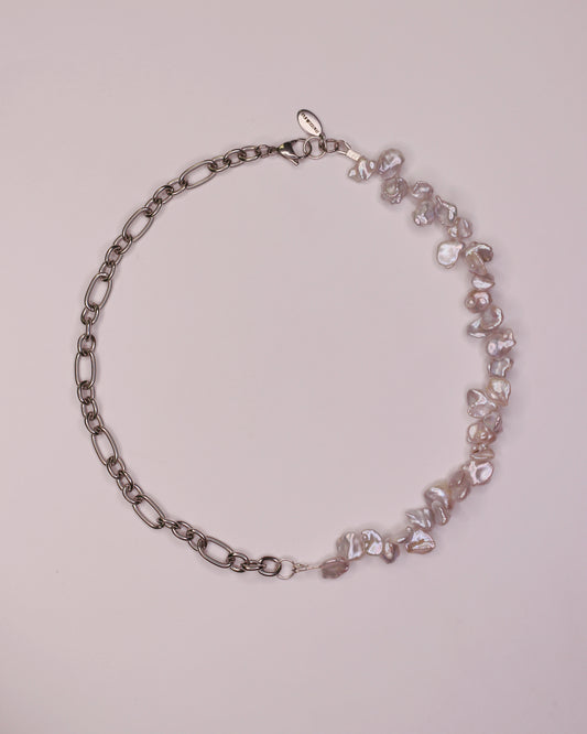 Collier perles irrégulières