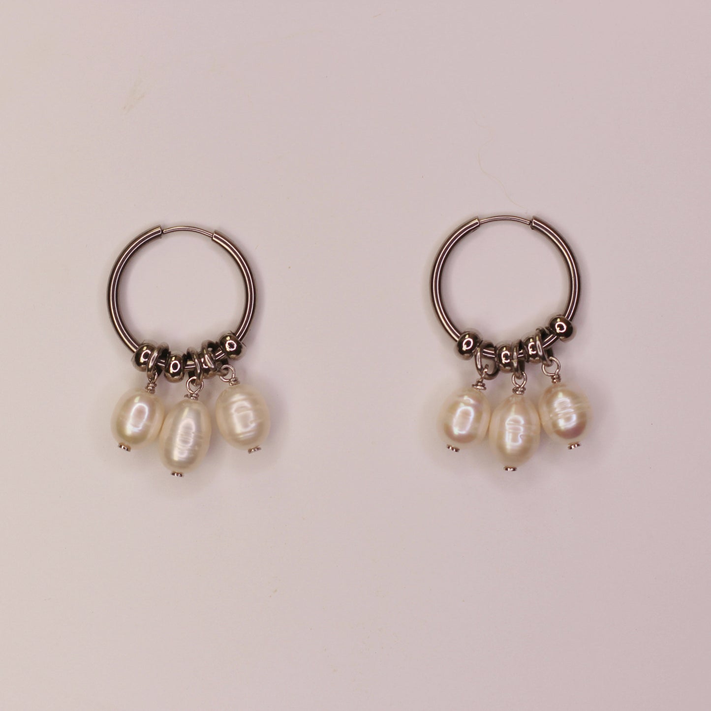 Boucles d'oreilles perles d'eau douce