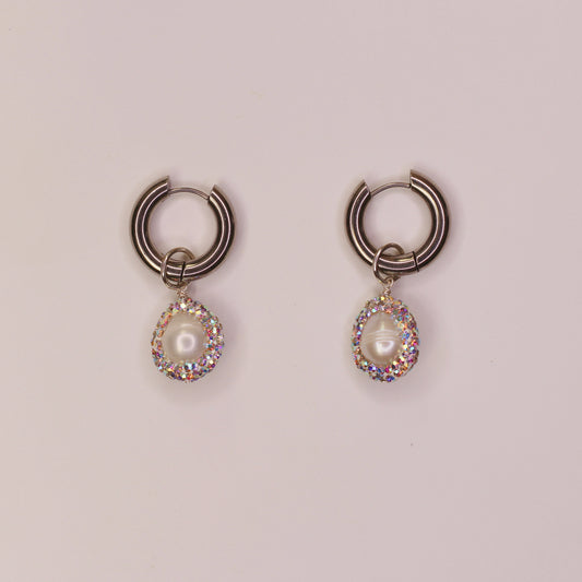 Boucles d'oreilles strass