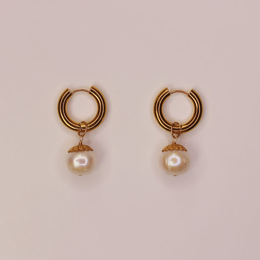 Boucles d'oreilles perles d'eau douce